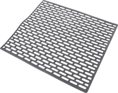 Image de Tapis d'évier en caoutchouc gris 33x28 cm