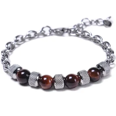 Obrázok produktu pre Elegantný hnedý náramok VO-34505 pre mužov KP34505