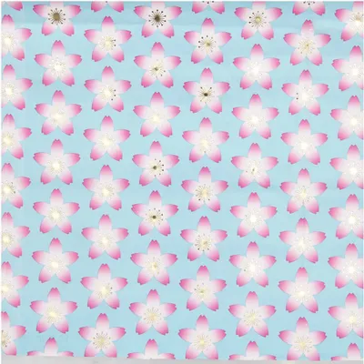 Produktbild von Geschenkpapier Sakura Sakura, Blau,MIX