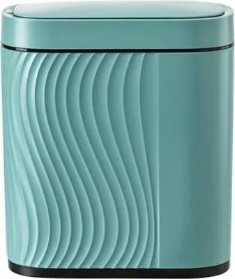 Produktbild von Sensor Mülleimer Deckel, 8L Automatischer Abfallbehälter, intelligenter Sensor, wasserdichte Touchküche, Bad, Schlafzimmer, Büro (grün)