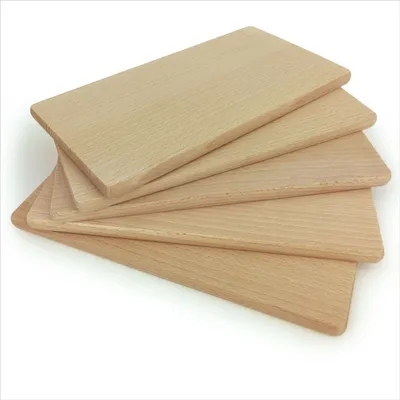 Produktbild von 5x Holz Frühstücksbrettchen Vesperbrett Brettchen
