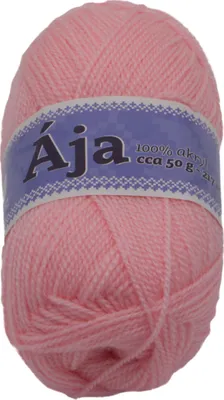 Zdjęcie produktu dla Przędza ÁJA – 50 g / 217 m – różowa