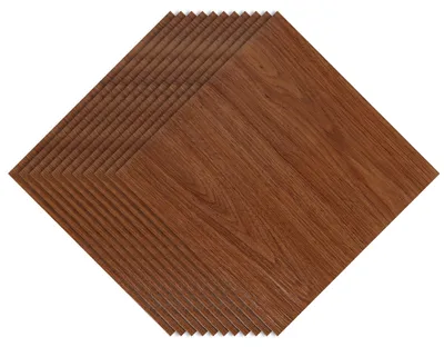 Produktbild von Eikuavons Vinyl Bodenfliesen 1 m² Selbstklebend Naturholz 11 Stück Holz Nachbildung Fliesen Design Bodenbelag gefühlsecht