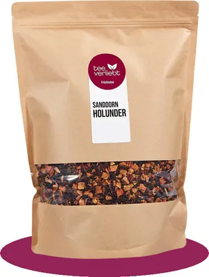 Produktbild von teeverliebt - Sanddorn Holunder Früchtetee | 1kg