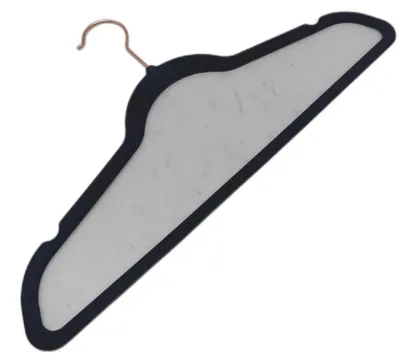 Zdjęcie produktu dla Wieszaki Amazon Basics z aksamitu, 50 sztuk, antypoślizgowe, eleganckie, zajmujące mało miejsca