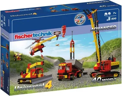 Zdjęcie produktu dla fischertechnik ADVANCED Universal 4, Zestaw do budowania, 7 lat(a), 490 szt.