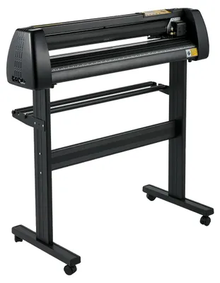 Image de Découpeuse de vinyle, vitesse réglable, découpe de haute précision, couleur noire, largeur de 34 pouces