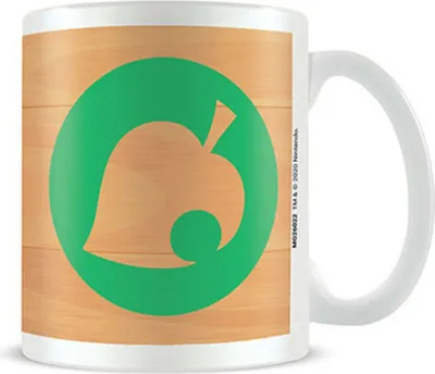 Produktbild von Animal Crossing - Kaffeebecher "Nook Inc" PM2889 (Einheitsgröße) (Weiß/Natürlich/Grün)