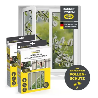 Produktbild von EASYmaxx Insect Protect Insekten- & Pollenschutzgitter - Magnet - 2er-Set
