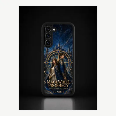 Productafbeelding van Samsung S23 Plus hoesje, telefoonhoesje, beschermhoesje, case met het motief "Magische voorspelling" – LUNØIR ©