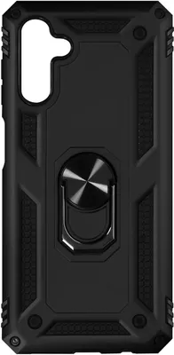 Image de Avizar, étui hybride pour téléphone portable avec support pour anneau pour Samsung Galaxy A13 5G / A04s, Noir