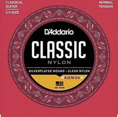 Zdjęcie produktu dla D'Addario EJ27N-3/4 Struny Nylonowe do Gitary Klasycznej