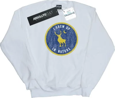 Produktbild von Disney - "Frozen 2 I Grew Up In Nature" Sweatshirt für Damen BI18800 (XXL) (Weiß)
