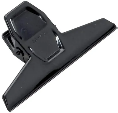 Produktbild von Brief-Klemmer Maulpro 125mm VE=10x2 Stück schwarz