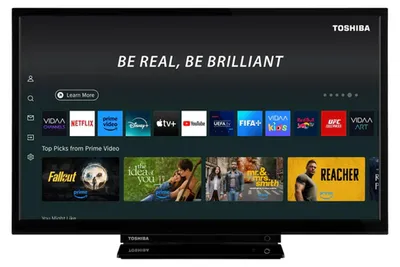 Zdjęcie produktu dla Toshiba 24WV3F63DA, 61 cm (24"), 1366 x 768 px, LED, Smart TV, Wi-Fi, Czarny