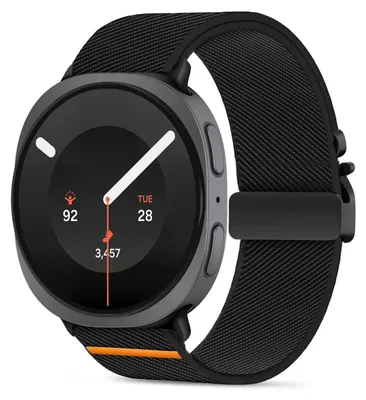 Obrázok produktu pre Remienok TECH-PROTECT nylonový remienok so zapínaním pre SAMSUNG GALAXY WATCH 8 / 9 / CLASSIC (40 / 44 / 46 MM), čierny
