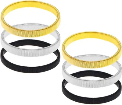 Produktbild von 3 Paar Anti-Rutsch-Ärmelhalter, Ärmelhalter, elastische Metallarmbänder für Langarmhemden, zur Fixierung von langen Ärmeln, für Kellner, Damen und Her