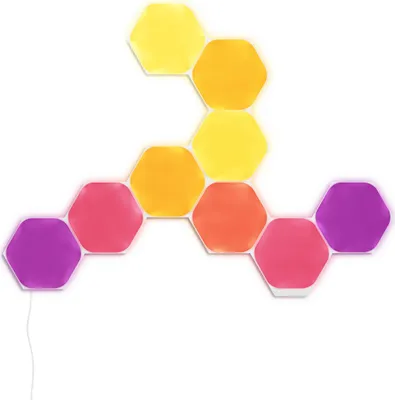 Obrázek produktu pro Nanoleaf Shapes Hexagons, Bílá, Ložnice, Dětský pokoj, CE, LED, 6500 K, AC