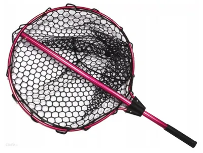 Produktbild von Mistrall GUMA pink Angelkescher 0,76m 45/24cm Gumminetz