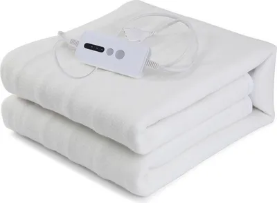 Image de Grande Couverture Chauffante 3 Modes Minuterie Télécommande Électrique Douce