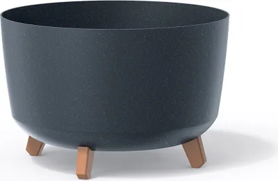 Produktbild von Prosperplast Blumentopf GRACIA Eco Wood Standard Anthrazit 33,9 cm
