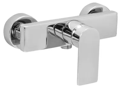 Produktbild von Aufputz-Duscharmatur modernes Design Messing verchromt