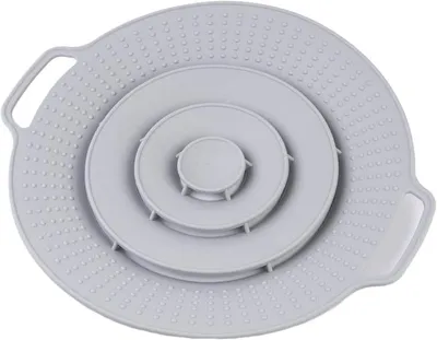 Imagen del producto de Protector de derrame de silicona, resistente al calor, de 30 cm, para horno y microondas