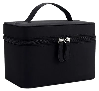 Produktbild von Reise-Make-up-Tasche für Kosmetik und Schmuck in Schwarz