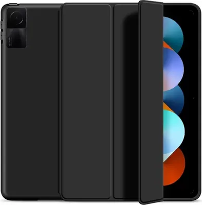 Obrázek produktu pro Smart Folio pouzdro na tablet Xiaomi Redmi Pad 10,6", silikonové ochranné pouzdro TPU se stojánkem - černé