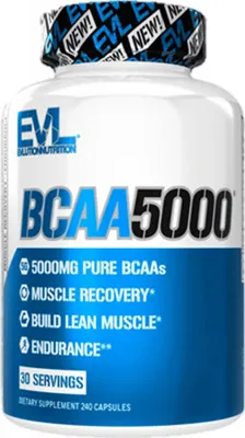 Produktbild von EVL Nutrition BCAA 5000 Caps (240) Standard - Aminosäuren - BCAA