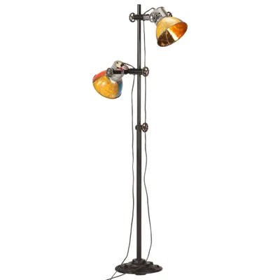 Immagine prodotto di Lampada da terra con 2 paralumi Multicolore E27