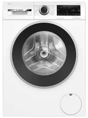 Produktbild von Bosch Serie 6 WNG244A0ES, Frontlader, Freistehend, Weiß, Links, Weiß, Weiß