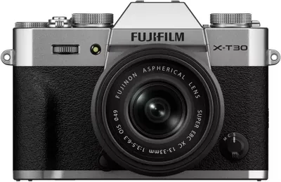 Zdjęcie produktu dla Fujifilm X -T30 III + XC13-33mmF3.5-6.3 OIS, 26,1 MP, 9600 x 2160 px, X-Trans CMOS 4, 6.2K, Ekran dotykowy, Srebrny, Czarny