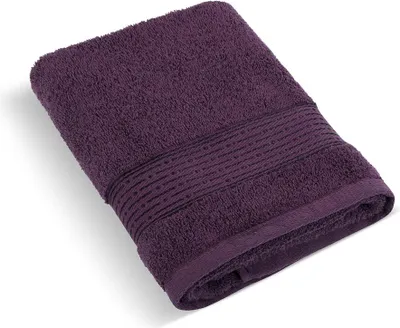 Produktbild von Frottiertuch 70x140cm Streifen 450g dunkelburgund