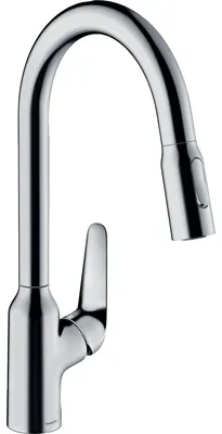Immagine prodotto di hansgrohe Focus M42 mitigeur monocommande de cuisine M42 220, douchette coulissante, 2 jets, 71800000, 71800000