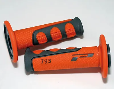 Obrázok produktu pre PROGRIP grip gumový "793" typ: MX, 2 komponenty Gr oranžová / sivá