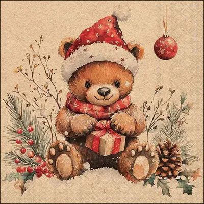 Immagine prodotto di Tovaglioli di carta, 33 x 33 cm – Un regalo di Teddy's