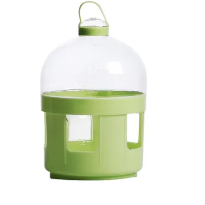 Produktbild von Taubentränke Vogeltränke Trinkspender - 2 L - transparent - mit Griff - Bajonett Verschluss - auslaufsicher dicht - stabil robust - für Tauben praktis