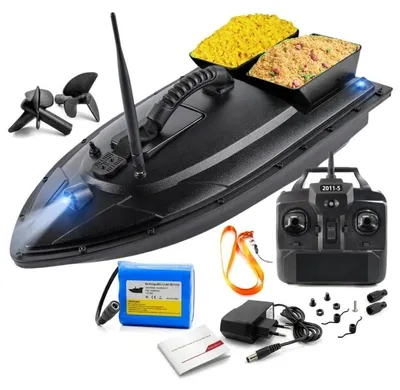 Produktbild von Futterboot iUni FB01, 18000mAh, 2 Köderbehälter, 1.5kg, 200m