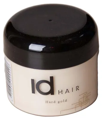 Produktbild von IdHAIR Hard Gold, Haarwachs, 100 ml, Unisex, Alle Haare, Topf, Modellieren