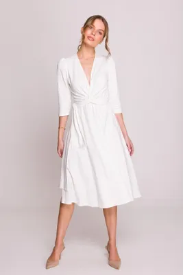 Produktbild von Stylove Midikleid für Frauen Gajza S404 natur M