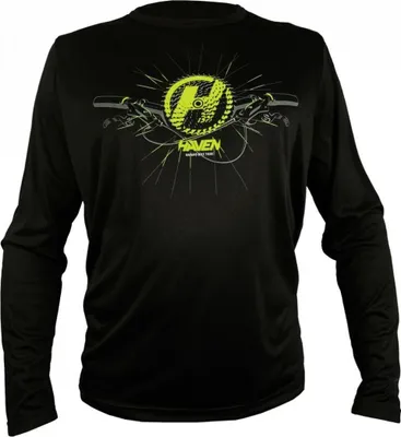 Produktbild von HAVEN Langarm Fahrradtrikot für den Sommer - NAVAHO II LONG - Schwarz/Grün L