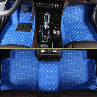 Productafbeelding van Autovloermatten, waterdicht, antislip ontwerp, kleur: blauw