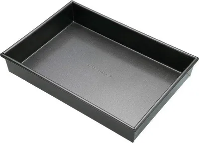 Image de Poêle à frire et à rôtir grise 35 x 24 x 5 cm, revêtement antiadhésif