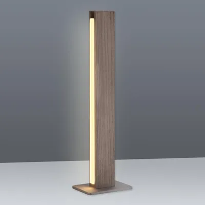 Obrázek produktu pro Näve LED stolní lampa - Materiál: kov, plast, dřevo - Barva: hnědá; 3131614