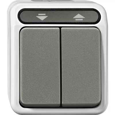 Image de MERTEN Interrupteur de volet roulant 1p MEG3715-8029 gris clair AQUASTAR MEG3715-8029 MEG3715-8029 (MEG3715-8029)