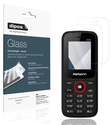 Immagine prodotto di 2x Pellicola Protettiva per Karbonn KX1i Protezione Vetro Flessibile 9H dipos