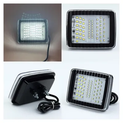 Produktbild von Weiße LED-Rückleuchte – Positionsleuchte mit 70 LEDs, 12–24 V