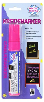 Produktbild von 12x Kreidemarker pink Schreibbreite 3-15mm