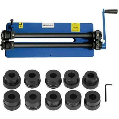 Produktbild von Biegemaschine für Blech - Manuelle Sickenmaschine - 460 mm Arbeitsbreite - 6 Walzensätze 1,2 mm - Für Blechbearbeitung